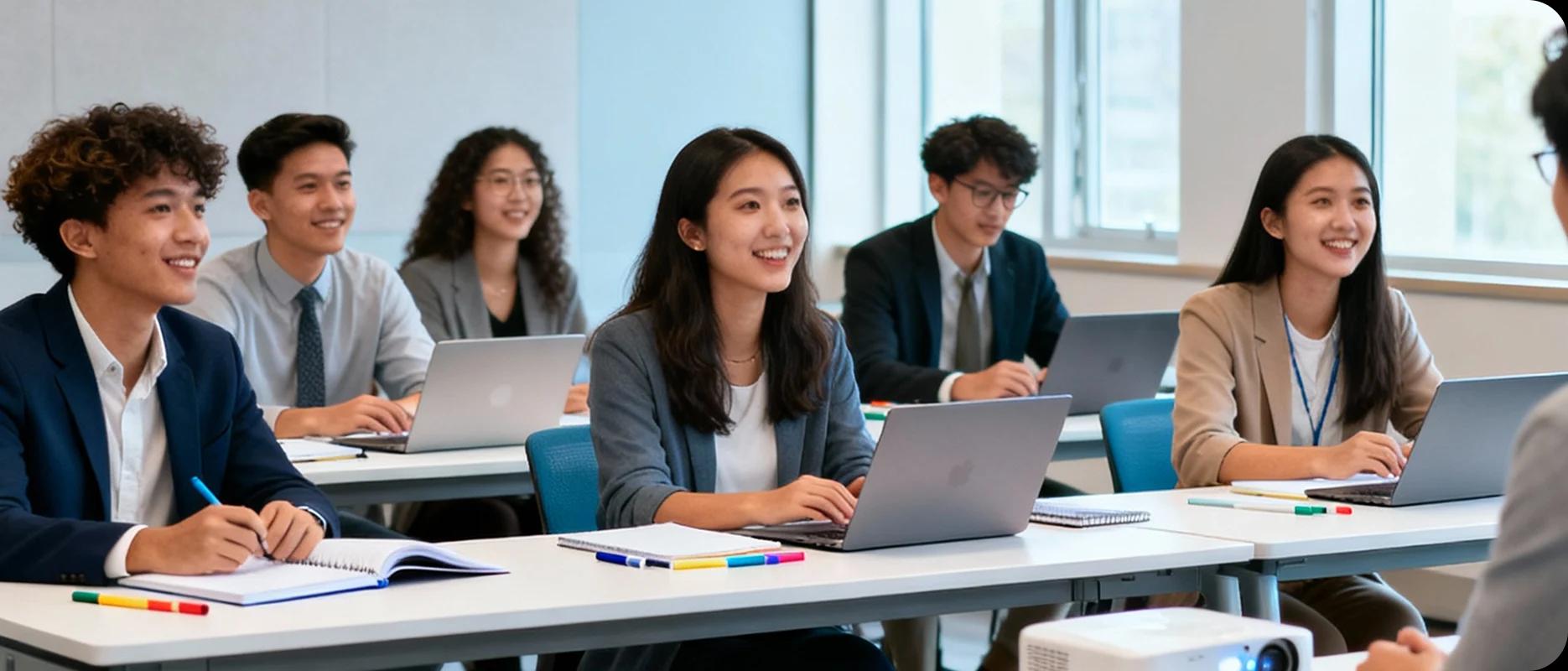 Students in hands-on workshop