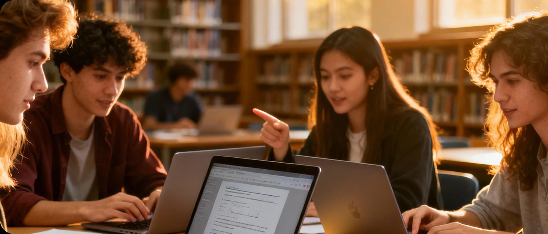 Students in industry exposure session